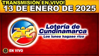 LOTERIA DE CUNDINAMARCA último sorteo del LUNES 13 de Enero de 2025 [upl. by Arerrac]