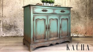 Creating a Rustic Aged look Painting Furniture with Chalk Paint [upl. by Scrivings]