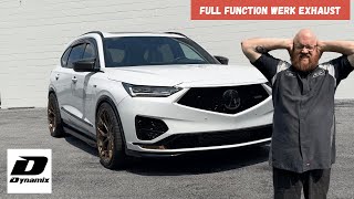 2023 Acura MDX Type S Full Function Werk Exhaust [upl. by Namqul]