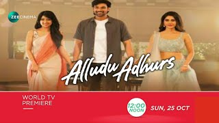 Alludu Adhurs Full Movie Hindi Dubbed Release Date  Alludu Adhurs World TV Premiere [upl. by Horne]