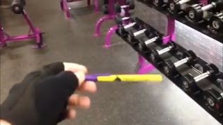 DONT DROP A PEN AT PLANET FITNESS lunk alarm [upl. by Watkin]