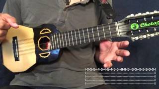 Condor Pasa  Charango Tutorial [upl. by Hgeilyak926]