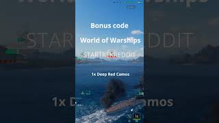 worldofwarships bonuscode STARTREKREDDIT [upl. by Madlin]