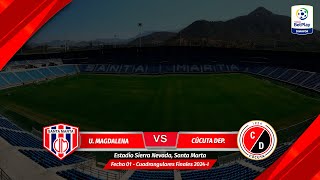 ¡EN VIVO Unión Magdalena vs Cúcuta Deportivo 🏟 Fecha 01 Cuadrangulares Finales Torneo BetPlay [upl. by Caffrey63]