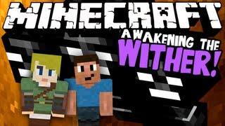 Minecraft Custom Map Awakening the Wither 1 with Chrisandthemike PARTY [upl. by Nosniv]