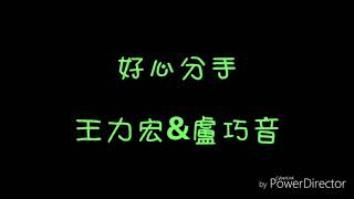 歌詞  王力宏amp盧巧音  好心分手 [upl. by Yajiv]