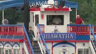 Destination Pa Hiawatha River Boat  Eyewitness News [upl. by Aihsinyt914]