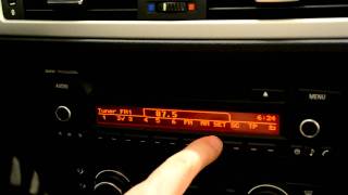 BMW Radio Professional manual facelift E87 E90 [upl. by Silvain]