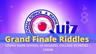 NSMQ 2020 All Riddles  Grand Finale  PRESEC – LEGON VS OPOKU WARE SCHOOL VS ADISADEL COLLEGE [upl. by Adner342]