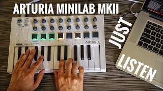 Arturia Minilab mkii Live Performance with Ableton Live and Analog Lab 2 available on Spotify [upl. by Keven]