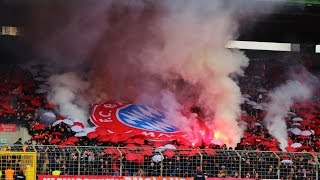 Bayern München II 10 TSV 1860 München II 06042015 Choreo Pyro Support [upl. by Sherrard]