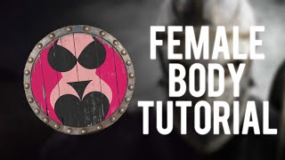 For Honor Female Body Emblem Tutorial  PS5  Naryu [upl. by Nettle]