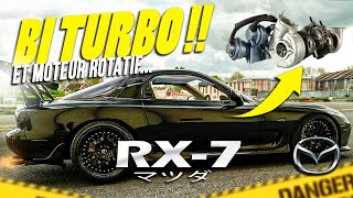 MAZDA RX7 FD LE MOTEUR ROTATIF BITURBO [upl. by Wandy392]