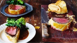 〈奧利佛上菜〉美味威靈頓牛排│Beautiful Beef Wellington│Jamie Oliver [upl. by Ahsilat]