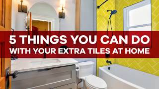 5 DIY Hacks for Your Extra Tiles At Home [upl. by Htidirrem]