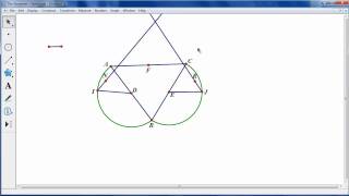 Animation in Geometers Sketchpad [upl. by Retse301]