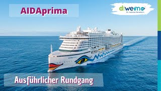 AIDAprima  Ausführlicher Rundgang  Complete Tour [upl. by Honeyman]