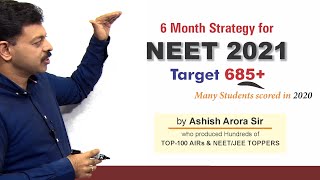 NEET 2021 strategy  Study Plan to Score 685 in 6 months [upl. by Kenn]