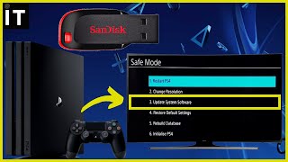 How To Update PS4 With USB Flash Drive Working Method [upl. by Aticilef]