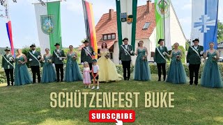 Schützenfest in Buke  Altenbeken mit Königsparade und Festumzug Juni 2023 [upl. by Lorelie217]