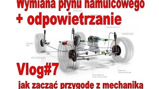 Wymiana płynu hamulcowego  banalnie proste i bardzo ważna Vlog 7 jak zacząć przygode z mechaniką [upl. by Anigar]