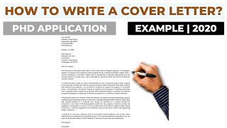 How To Write a Cover Letter For a PhD Application  Example [upl. by Palocz]