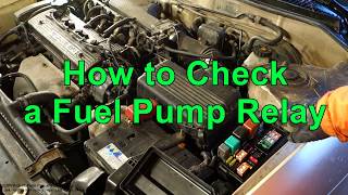 How to Check a Fuel Pump Relay in car [upl. by Maccarone200]