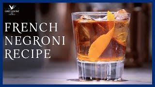 French Negroni GREY GOOSE Vodka Cocktail [upl. by Milo161]