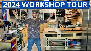 Tour of My One Car Garage Workshop  HUGE Upgrades in 2024 [upl. by Caraviello]