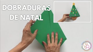 DIY  DOBRADURAS ORNAMENTOS DE NATAL [upl. by Sullivan]