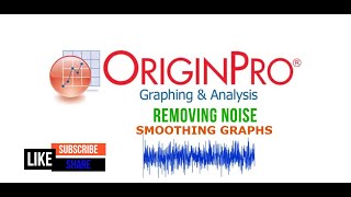 How to remove noise from plot using origin software [upl. by Renault]