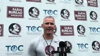 Mike Norvell talks preparations for Memphis following Wednesday’s practice [upl. by Karalynn]