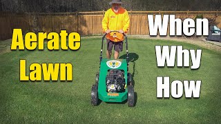 How and When to Aerate Your Lawn [upl. by Phares]