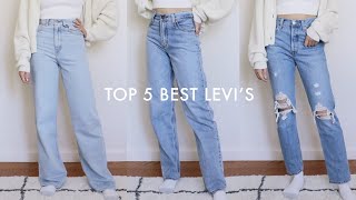 THE TOP 5 BEST JEANS AT LEVIS [upl. by Tertias733]