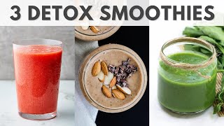 Healthy Breakfast Smoothies for Detox  Meal Replacement Shakes with Natural Ingredients [upl. by Colligan]