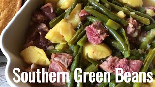 Southern Green Beans  Green Beans Recipe [upl. by Neerual778]