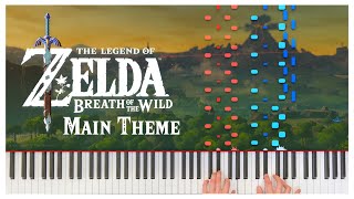 Main Theme Advanced  The Legend of Zelda Breath of the Wild  Piano Cover  Sheet Music [upl. by Dnomzed]