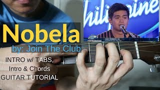 Nobela Guitar Tutorial  Join The Club [upl. by Fifi]