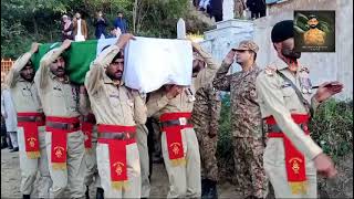 Pakistan Armys Three Martyred Soldiers Laid to Rest with Full Military Honours [upl. by Alverta]