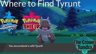 Pokemon Sword and Shield  Where to Find Tyrunt [upl. by Sualohcin]