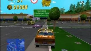 Canyonero  Thanksgiving Marge  Entertainment District The Simpsons Road Rage Gameplay Part 117 [upl. by Dionysus593]