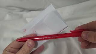 HONEST REVIEW of Paper Mate InkJoy 100ST Ballpoint Pens Medium Point Red [upl. by Eitsym]