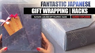 Fantastic Japanese Gift Wrapping Hacks In 5 Minutes [upl. by Noj804]