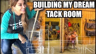 BUILDING MY DREAM TACK ROOM [upl. by Nylinej]