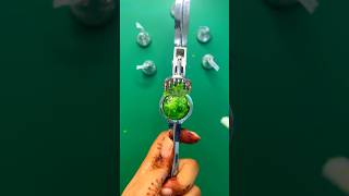 💚🍬Green lolipop crushing crunchy asmr videololipopcrushingcrushingcrunchyviralshortsnew🍬💚 [upl. by Radcliffe]