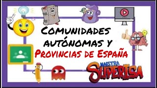 CÓMO APRENDERSE LAS COMUNIDADES AUTÓNOMAS Y LAS PROVINCIAS DE ESPAÑA EN 10 MINUTOS [upl. by Eisnyl]