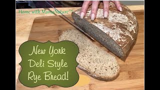 RYE BREAD RECIPE New York Deli Style Rye [upl. by Hurd]