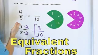 Understand amp Calculate Equivalent Fractions  11 [upl. by Corin]