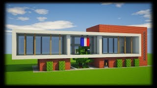 TUTO MAIRIE MODERNE  MINECRAFT 1 [upl. by Hgielrebmik]