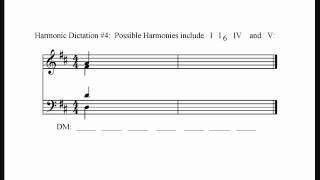 Harmonic Dictation 4 Easy [upl. by Nuaj]